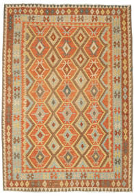  208X291 Kilim Afghan Old Style Alfombra Lana, Carpetvista