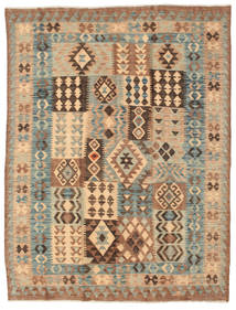 140X196 Small Kilim Afghan Old Style Rug Wool, Carpetvista