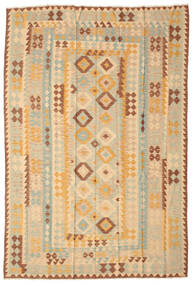  193X281 Kilim Afghan Old Style Tapis Laine, Carpetvista