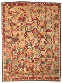  297X394 Large Kilim Afghan Old Style Rug Wool, Carpetvista