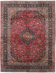  Kashmar Szőnyeg 295X383 Perzsa Gyapjúszőnyeg Piros/Sötét Rózsaszín Nagy Carpetvista