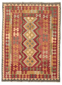  146X190 Small Kilim Afghan Old Style Rug Wool, Carpetvista