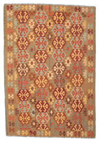  Kilim Afghan Old Style Rug 142X200 Wool Small Carpetvista