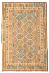  Kilim Afghan Old Style Rug 197X290 Wool Carpetvista
