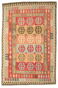 199X298 Kelim Afghan Old Style Teppe Orientalsk (Ull, Afghanistan) Carpetvista