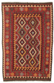  124X188 Small Kilim Afghan Old Style Rug Wool, Carpetvista