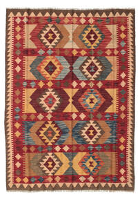 129X175 Kilim Afghan Old Style Rug Oriental (Wool, Afghanistan) Carpetvista