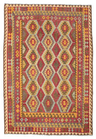  198X282 Kilim Afghan Old Style Rug Afghanistan Carpetvista