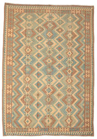  Kilim Afghan Old Style Rug 205X290 Wool Carpetvista