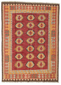  Orientalisk Kelim Afghan Old Style Matta 127X171 Ull, Afghanistan Carpetvista