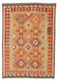  147X204 Small Kilim Afghan Old Style Rug Wool, Carpetvista