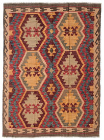 Kelim Afghan Old Stil Teppich 140X192 Wolle, Afghanistan Carpetvista