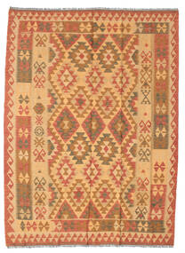  153X200 Small Kilim Afghan Old Style Rug Wool, Carpetvista