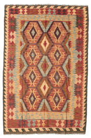  129X187 Small Kilim Afghan Old Style Rug Wool, Carpetvista