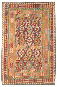  Kilim Afghan Old Style Rug 190X293 Wool Carpetvista