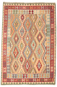  Oriental Kilim Afghan Old Style Rug 202X295 Wool, Afghanistan Carpetvista