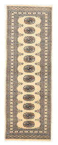  65X187 円形 小 パキスタン ブハラ 2Ply 絨毯 ウール, Carpetvista