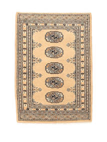 63X88 Medaillon Klein Pakistan Buchara 2Ply Teppich Wolle, Carpetvista