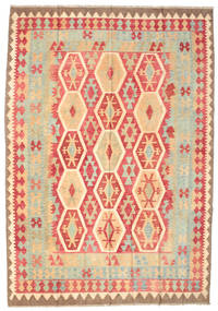 207X293 Kilim Afghan Old Style Rug Oriental (Wool, Afghanistan) Carpetvista