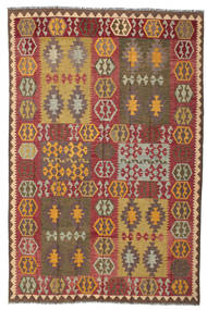  Kilim Afghan Old Style Tapis 193X290 De Laine Carpetvista
