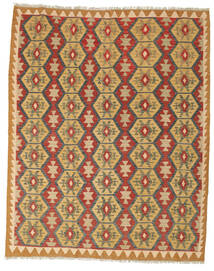  161X201 Kilim Afghan Old Style Rug Wool, Carpetvista