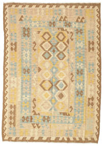  147X200 Small Kilim Afghan Old Style Rug Wool, Carpetvista