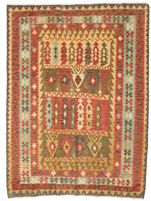  147X191 Small Kilim Afghan Old Style Rug Wool, Carpetvista