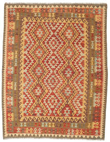 Kelim Afghan Old Style Teppe 150X193 Ull, Afghanistan Carpetvista
