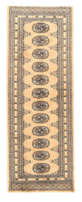  64X180 円形 小 パキスタン ブハラ 2Ply 絨毯 ウール, Carpetvista