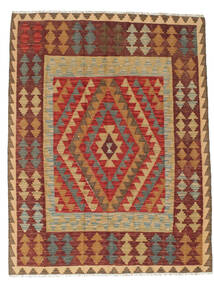 132X166 Alfombra Kilim Afghan Old Style Oriental (Lana, Afganistán) Carpetvista