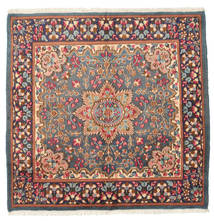 147X151 Kerman Fine Rug Oriental Square (Wool, Persia/Iran) Carpetvista