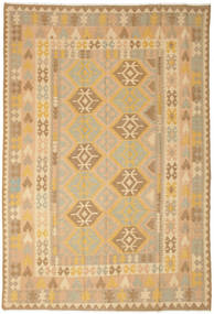 Kelim Afghan Old Stil Teppich 196X291 Wolle, Afghanistan Carpetvista