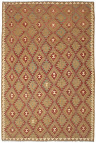  Kilim Afghan Old Style Rug 204X292 Wool Carpetvista