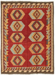  144X195 Petit Kilim Afghan Old Style Tapis Laine, Carpetvista