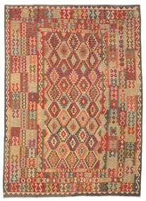  Kilim Afghan Old Style Tapis 248X341 De Laine Grand Carpetvista