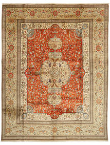  Orientalsk Tabriz Tabatabai Teppe 297X395 Stort Ull, Persia/Iran Carpetvista