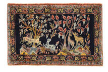  Oriental Keshan Pictorial Rug 66X102 Wool, Persia/Iran Carpetvista