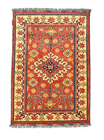  Afghan Kargahi Matot 84X122 Villamatto Ruskea/Punainen Pieni Matto Carpetvista