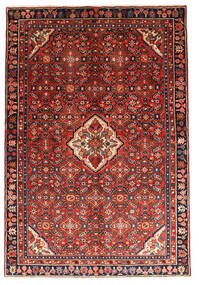  Orientalischer Hosseinabad Teppich 138X200 Wolle, Persien/Iran Carpetvista