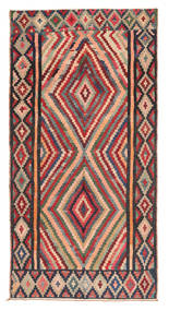  Oriental Kilim Fars Rug 140X284 Wool, Persia/Iran Carpetvista