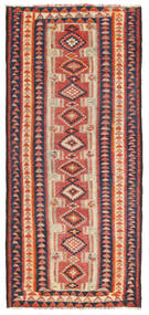  Oriental Kilim Fars Rug 137X300 Wool, Persia/Iran Carpetvista