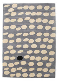  250X350 Dotted Large Camouflage Handtufted Rug - Grey Wool