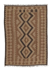  145X193 Small Kilim Afghan Old Style Rug Wool, Carpetvista