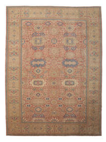  Orientalischer Egypt Teppich 418X559 Orange/Braun Großer Wolle, Ägypten Carpetvista