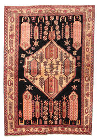  Orientalischer Afshar Teppich 158X225 Wolle, Persien/Iran Carpetvista