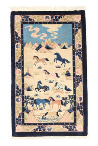  100X150 Small China Antiquefinish Rug Wool, Carpetvista