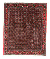 127X154 Medallion Small Senneh Rug Wool, Carpetvista