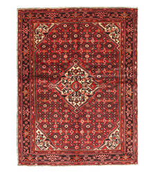  158X210 Medallion Small Hosseinabad Rug Wool, Carpetvista