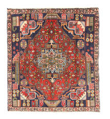  Hosseinabad Rug 95X105 Persian Wool Small Carpetvista