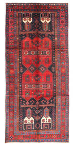  Persisk Kurdi Teppe 146X331 Rød/Mørk Grå Carpetvista